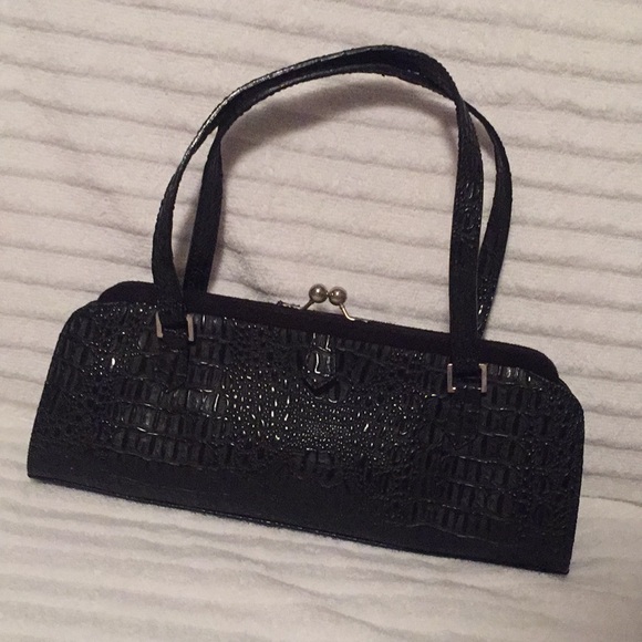 White House Black Market Handbags - WHITE HOUSE BLACK MARKET black purse handbag